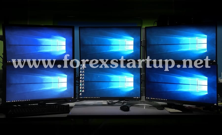 วิธีต่อจอคอม 6 จอ - how to six screens - 05