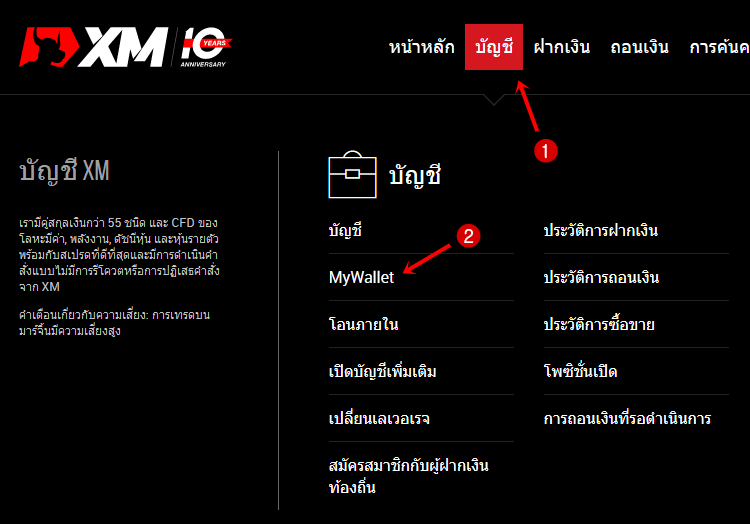 เปิดบัญชี-รีเบต-XM-My-wallet-1